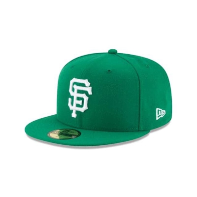 San Francisco Giants Gorra | New Era MLB Basic 59fifty Fitted Cap Mexico - Verdes